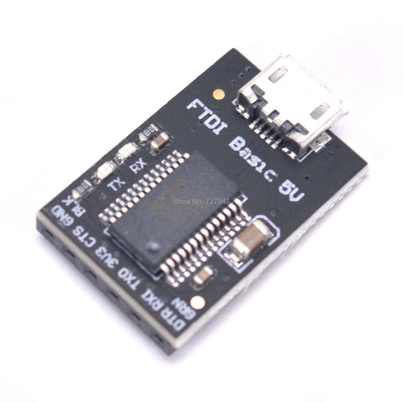 

NEW FTDI Basic USB-TTL 6 PIN 5V Fio Pro RGB Lilypad Program Downloader For Arduino Micro USB