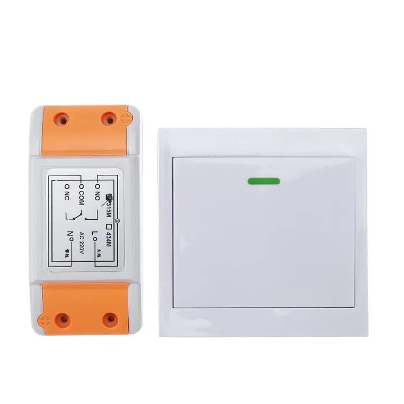 220V 315/433 1CH Channel Wireless Relay Remote Control Switch Receiver 2Transmitter LED Light Lamp Remote ON OFF Push Bu
220V 315/433 1CH Channel Wireless Relay Remote Control Switch Receiver 2Transmitter LED Light Lamp Remote ON OFF Push Bu
