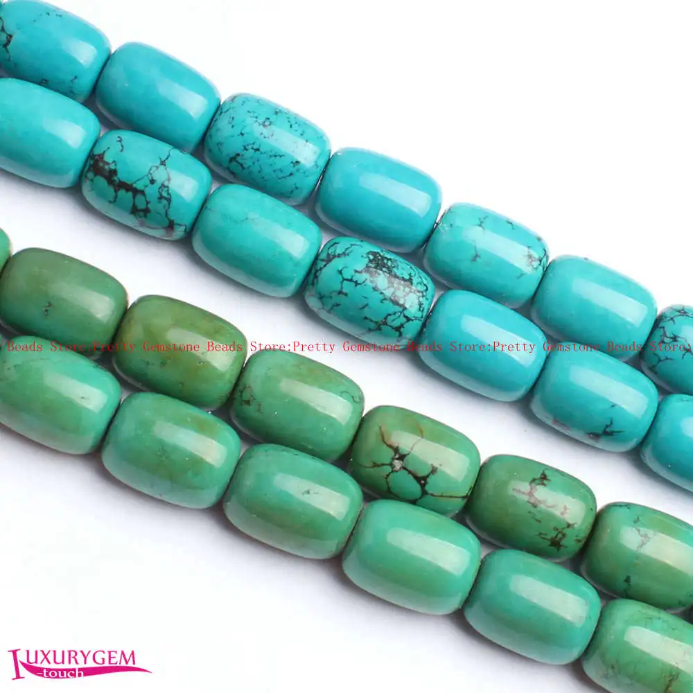 8x12mm-15x20mm Smooth Blue Green Natural Turquoises Column Shape DIY Beads 15" Jewelry Making wj447
8x12mm-15x20mm Smooth Blue Green Natural Turquoises Column Shape DIY Beads 15" Jewelry Making wj447