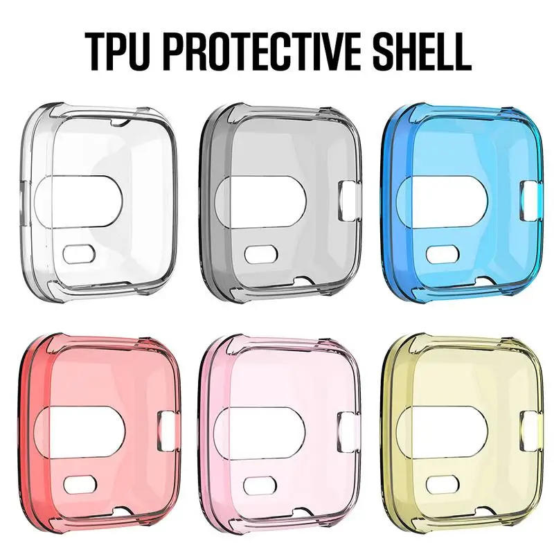 Screen Protector Slim Colorful Frame TPU Case Cover Protect Shell For Fitbit Versa Lite Edition TPU All Inclusive Case
Screen Protector Slim Colorful Frame TPU Case Cover Protect Shell For Fitbit Versa Lite Edition TPU All Inclusive Case