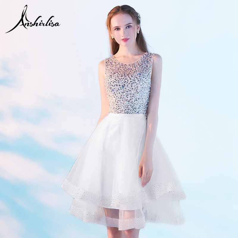 Anshirlisa Women's Prom Dress Short 2019 O Neck Luxury Beading Tulle Elegant Cocktail Party Formal Sweet 16 Dress Robe De Soiree
Anshirlisa Women's Prom Dress Short 2019 O Neck Luxury Beading Tulle Elegant Cocktail Party Formal Sweet 16 Dress Robe De Soiree