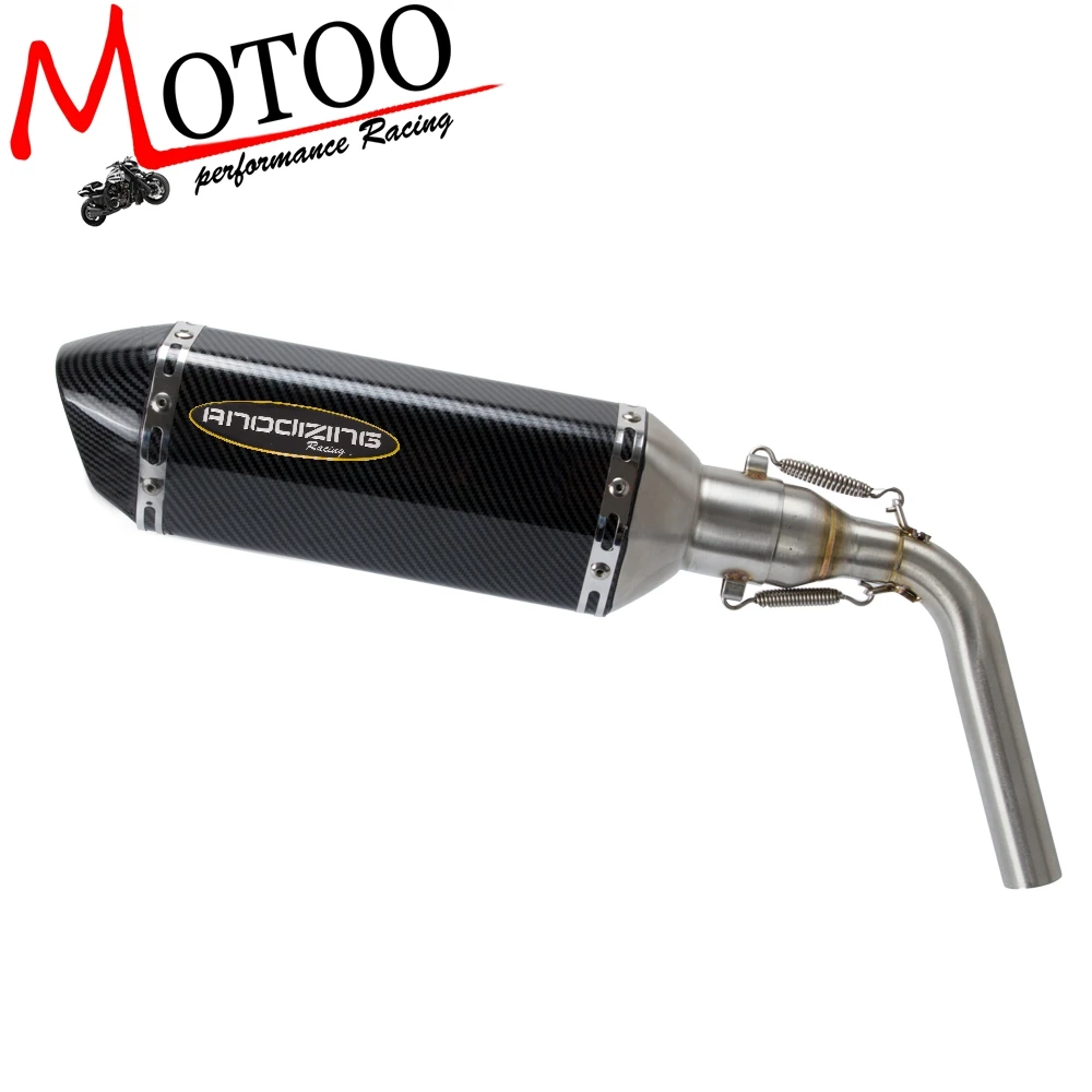 Motorcycle Exhaust System Slip On Middle Pipe Link Muffler For HONDA Grom 125 MSX125 MSX 125 2013-2015 Slip-On with Exhaust
Motorcycle Exhaust System Slip On Middle Pipe Link Muffler For HONDA Grom 125 MSX125 MSX 125 2013-2015 Slip-On with Exhaust