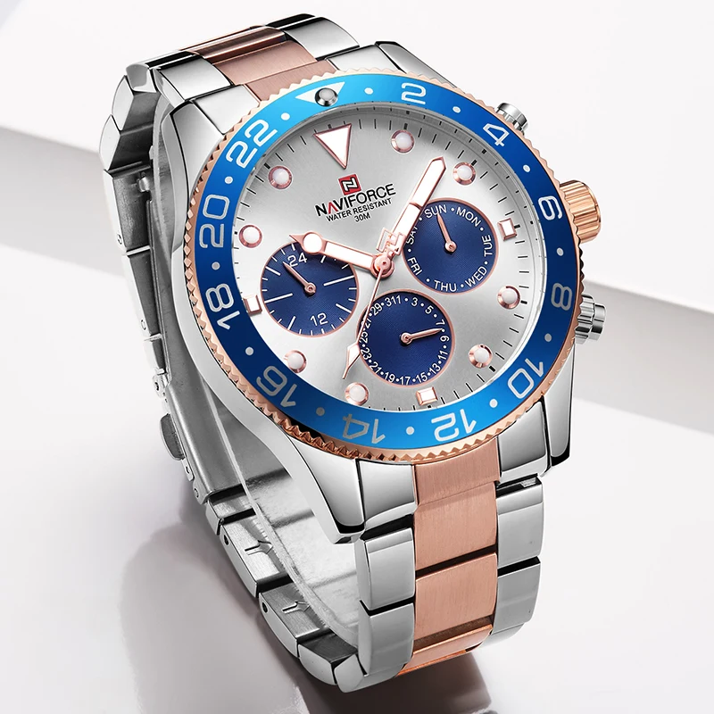 Luxury Brand NAVIFORCE Fashion Watches Men Business Casual Quartz Wristwatch 24Hour Date Waterproof Clock Male Relogio Masculino
Luxury Brand NAVIFORCE Fashion Watches Men Business Casual Quartz Wristwatch 24Hour Date Waterproof Clock Male Relogio Masculino