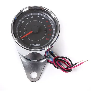 12V 60mm Silver Motorcycle Speedometer Tachometer Odometer Rev Counter 0-13000 RPM
12V 60mm Silver Motorcycle Speedometer Tachometer Odometer Rev Counter 0-13000 RPM