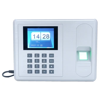 Intelligent Biometric Fingerprint Password Attendance Machine 2.4in Screen Time Attendance Clock Employee Checking-in Recorder
Intelligent Biometric Fingerprint Password Attendance Machine 2.4in Screen Time Attendance Clock Employee Checking-in Recorder
