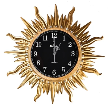 Antique European Wall Clock Living Room Sun Large Antique Wall Clock Luxury Silent Retro Dekoratif Saat Mirror Clock Decor C8T21
Antique European Wall Clock Living Room Sun Large Antique Wall Clock Luxury Silent Retro Dekoratif Saat Mirror Clock Decor C8T21