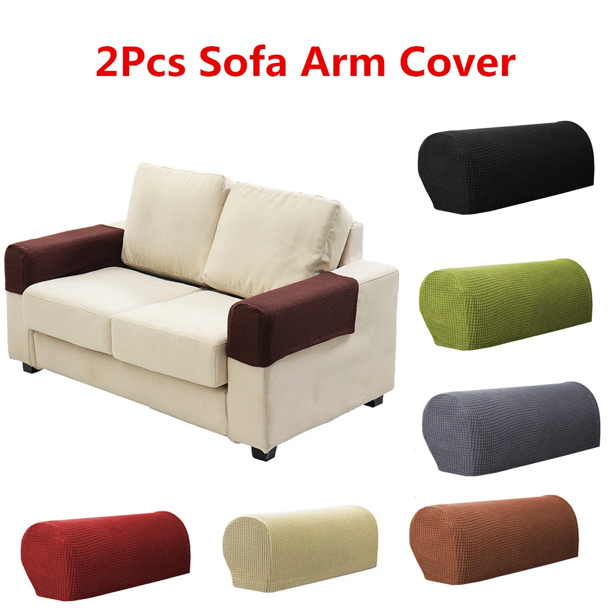 1 Pair RemovableArm Stretch- Sofa Couch Protector Cover Towel Stain-proof Elastic Armrest Couch Cover Single/Two/Three Seater
1 Pair RemovableArm Stretch- Sofa Couch Protector Cover Towel Stain-proof Elastic Armrest Couch Cover Single/Two/Three Seater