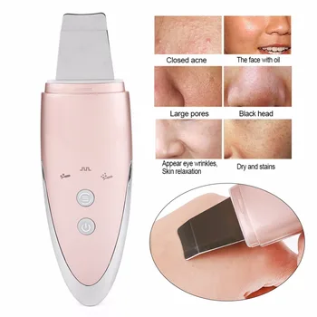 Ultrasonic Ion Facial Pore Cleaner Machine Facial Skin Peeling Massage Cuticle Remover Anti Aging Facial Skin Scrubber Massager
Ultrasonic Ion Facial Pore Cleaner Machine Facial Skin Peeling Massage Cuticle Remover Anti Aging Facial Skin Scrubber Massager