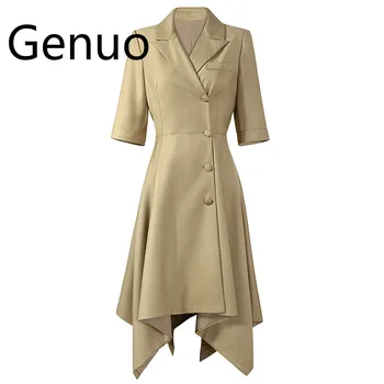 2019 New Spring Summer Lapel Half Sleeve Khaki Loose Irregular Hem Temperament Jacket Women Coat Fashion Tide JT275
2019 New Spring Summer Lapel Half Sleeve Khaki Loose Irregular Hem Temperament Jacket Women Coat Fashion Tide JT275