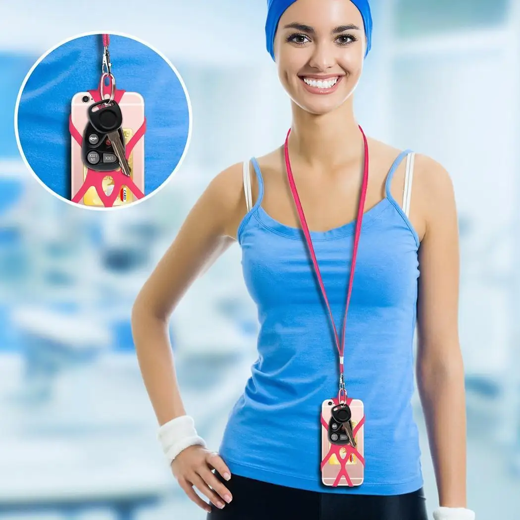 Mobile Phone Silicone Cover Kit 2 in 1 Cell Phone Lanyard Rocontrip Strap Case Holder with Detachable Neck Strap Universal
Mobile Phone Silicone Cover Kit 2 in 1 Cell Phone Lanyard Rocontrip Strap Case Holder with Detachable Neck Strap Universal