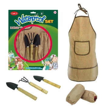 6Pcs Pretend Play Emulational Toy Kit Waterproof Apron Art Painting Clothes Apron Garden Shovel Rake Other Occupations Toys)
6Pcs Pretend Play Emulational Toy Kit Waterproof Apron Art Painting Clothes Apron Garden Shovel Rake Other Occupations Toys)