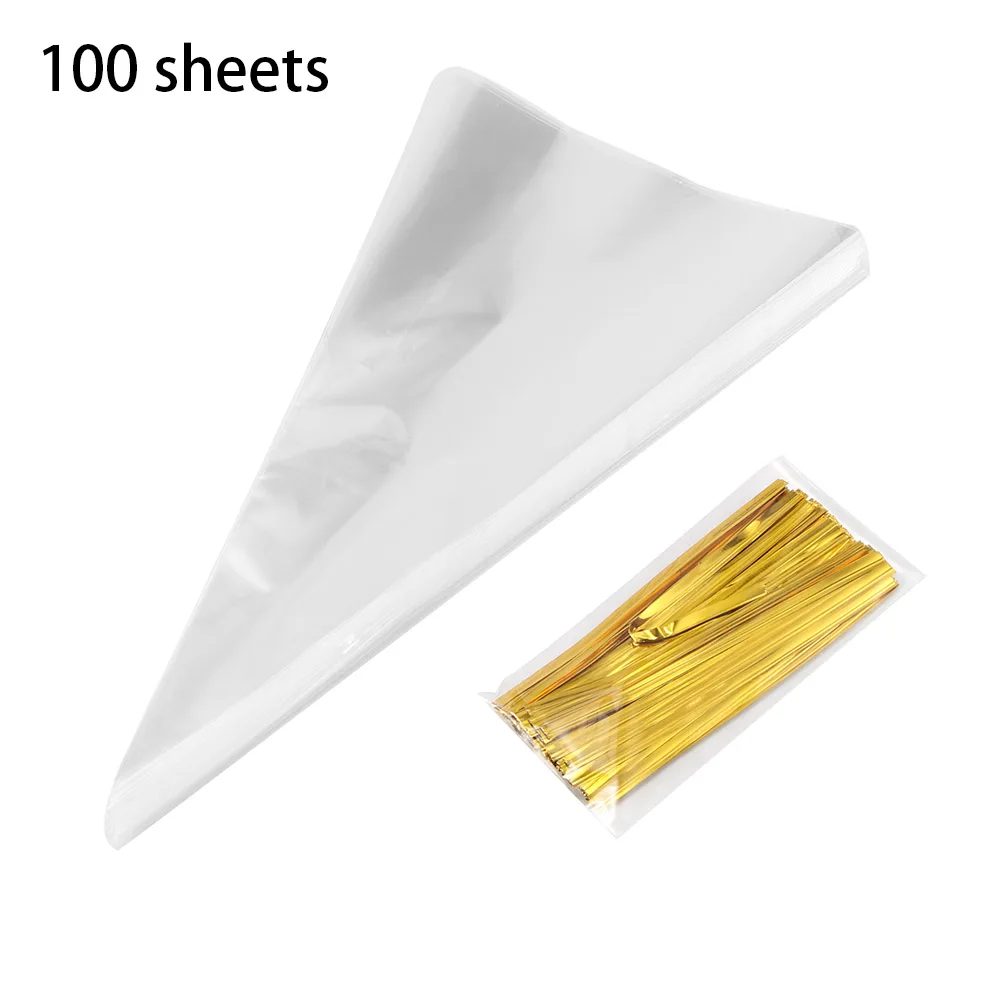 100Pcs/Bag Triangle Transparent Disposable Candy Gift Food Bag for Wedding Birthday Party Baby Shower Candy Bag Supplies
100Pcs/Bag Triangle Transparent Disposable Candy Gift Food Bag for Wedding Birthday Party Baby Shower Candy Bag Supplies