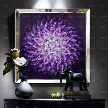 AZQSD Diamond Painting Purple Flower Needlework Special Shaped Home Decor Diamond Mosaic Mandala Picture Of Rhinestones Wall Art
AZQSD Diamond Painting Purple Flower Needlework Special Shaped Home Decor Diamond Mosaic Mandala Picture Of Rhinestones Wall Art