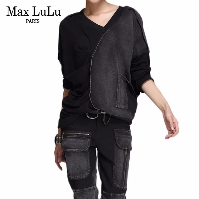 Max LuLu Spring 2019 Fashion Korean Streetwear Ladies V Neck Crop Tops And Pants Womens Sexy Two Pieces Set Vintage Club Outfits
Max LuLu Spring 2019 Fashion Korean Streetwear Ladies V Neck Crop Tops And Pants Womens Sexy Two Pieces Set Vintage Club Outfits