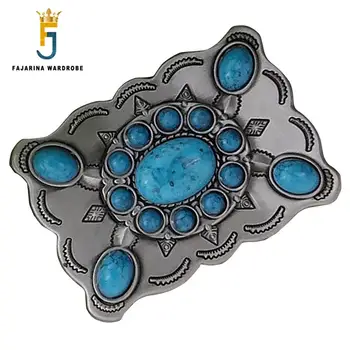 FAJARINA Unique Design Embossed Turquoise Decorative Silver Electroplating Smooth Man Model Buckles for Men Freeshipping BCK045
FAJARINA Unique Design Embossed Turquoise Decorative Silver Electroplating Smooth Man Model Buckles for Men Freeshipping BCK045
