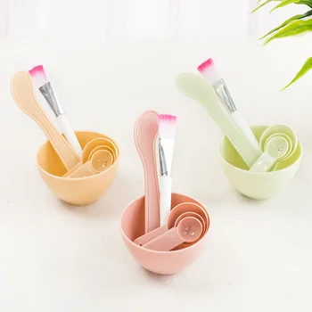 4 in1 DIY Facial Beauty Mask Bowl Stir Stick Mask Brush Measuring Spoon Women Beauty Set Makeup Tool Kits
4 in1 DIY Facial Beauty Mask Bowl Stir Stick Mask Brush Measuring Spoon Women Beauty Set Makeup Tool Kits