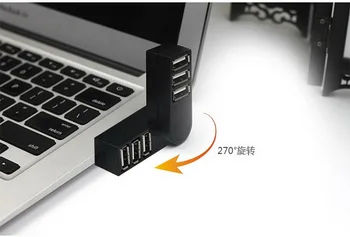 200pcs Rotatable High Speed 3 Ports USB 2.0 USB Splitter Adapter for Notebook/Tablet Computer
200pcs Rotatable High Speed 3 Ports USB 2.0 USB Splitter Adapter for Notebook/Tablet Computer