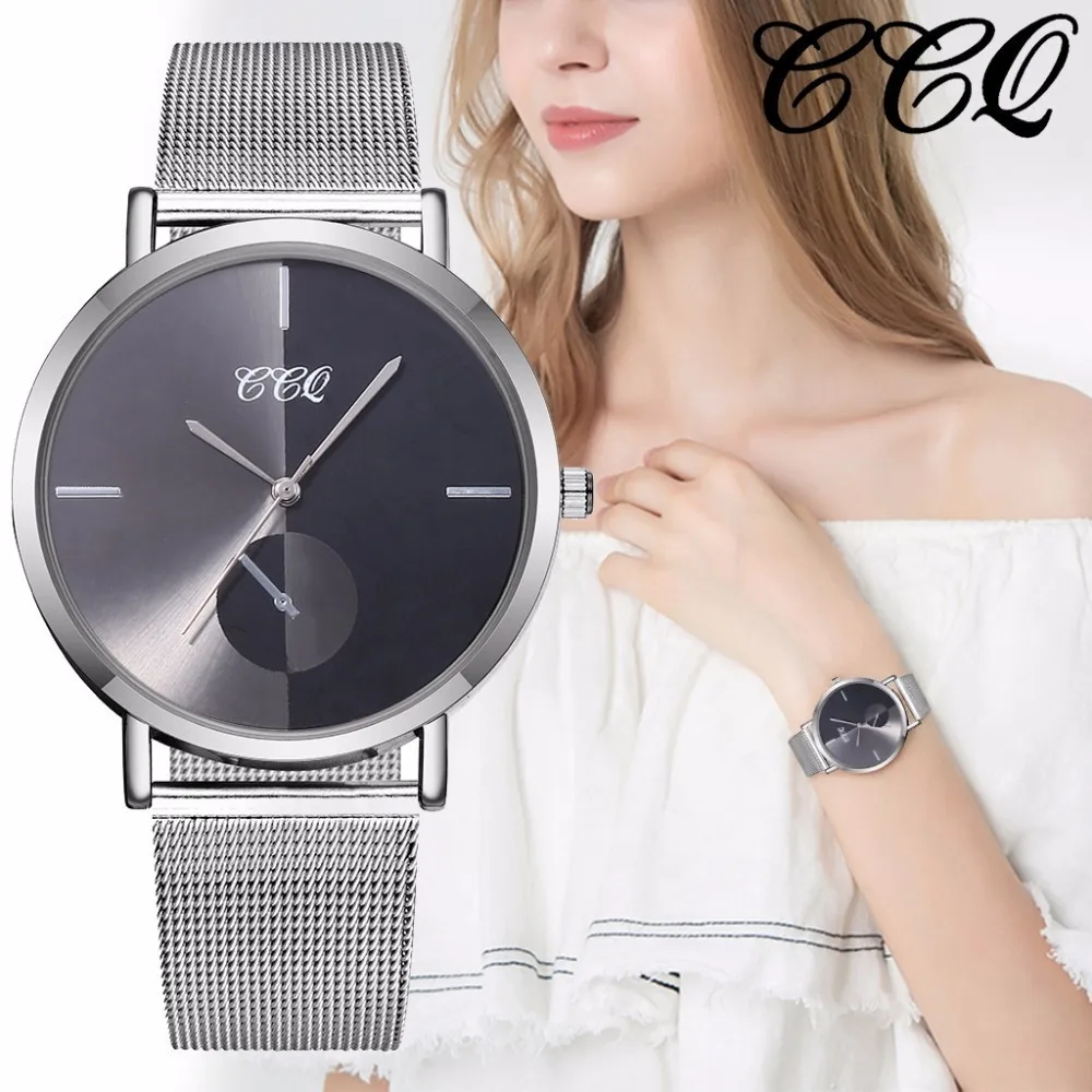 Women Stainless Steel Silver Mesh Analog Wrist Watches Luxury Female Quartz Watch Clock CCQ Brand Dropshipping
Women Stainless Steel Silver Mesh Analog Wrist Watches Luxury Female Quartz Watch Clock CCQ Brand Dropshipping