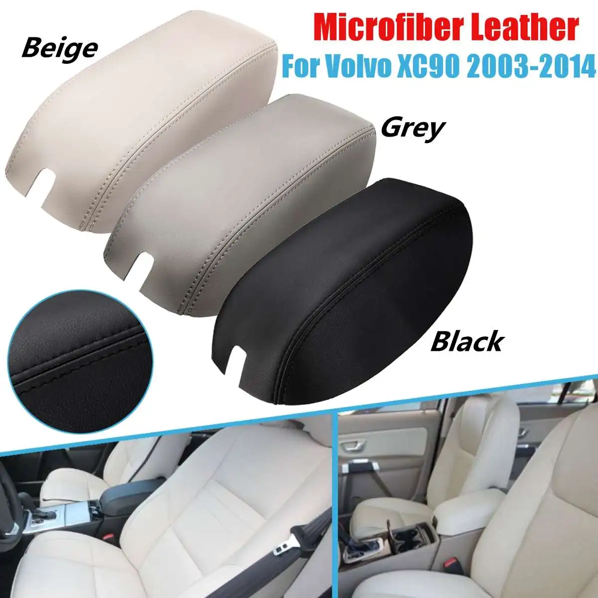 3 Colors Car Armrest Cover Leather Center Console Lid for For Volvo XC90 2003 2004 2005 2006 2007 2008 2009 2010 2011-2014
3 Colors Car Armrest Cover Leather Center Console Lid for For Volvo XC90 2003 2004 2005 2006 2007 2008 2009 2010 2011-2014