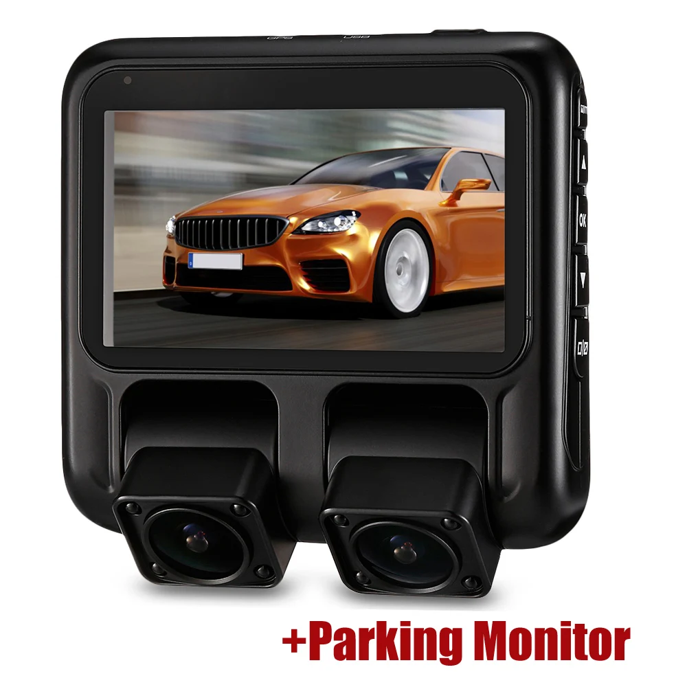 X100 3 Inch Car DVR Dash Camera 1080P Dual Lens GPS 150 Degree Loop Record WDR Car Driving Recorder Parking Mode Choice
X100 3 Inch Car DVR Dash Camera 1080P Dual Lens GPS 150 Degree Loop Record WDR Car Driving Recorder Parking Mode Choice