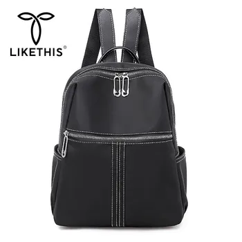 LIKETHIS Women Backpack Casual Simple Preppy Style Famous Backpack Headphone Plug Waterproof Nylon Ladies Mochilas Escolar 2019
LIKETHIS Women Backpack Casual Simple Preppy Style Famous Backpack Headphone Plug Waterproof Nylon Ladies Mochilas Escolar 2019