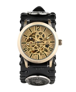Chic Wolf Automatic-self-winding Wrist Watches Punk Skeleton Mechanical Watch Leather Band Men Cool Clock Male Gifts Reloj
Chic Wolf Automatic-self-winding Wrist Watches Punk Skeleton Mechanical Watch Leather Band Men Cool Clock Male Gifts Reloj