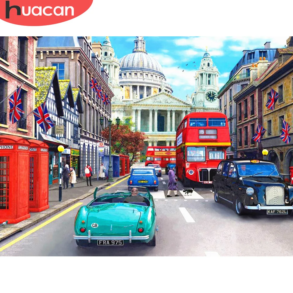 HUACAN 5D DIY Diamond Painting Full Square Landscape Street Embroidery Sale Picture Rhinestone Diamond Mosaic Home Decor Gift
HUACAN 5D DIY Diamond Painting Full Square Landscape Street Embroidery Sale Picture Rhinestone Diamond Mosaic Home Decor Gift