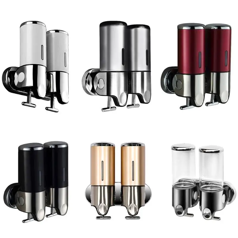 Bathroom Wall Mount Soap Dispensers Stainless Steel Hand Pump Double Shampoo Soap Dispenser Soap Container
Bathroom Wall Mount Soap Dispensers Stainless Steel Hand Pump Double Shampoo Soap Dispenser Soap Container