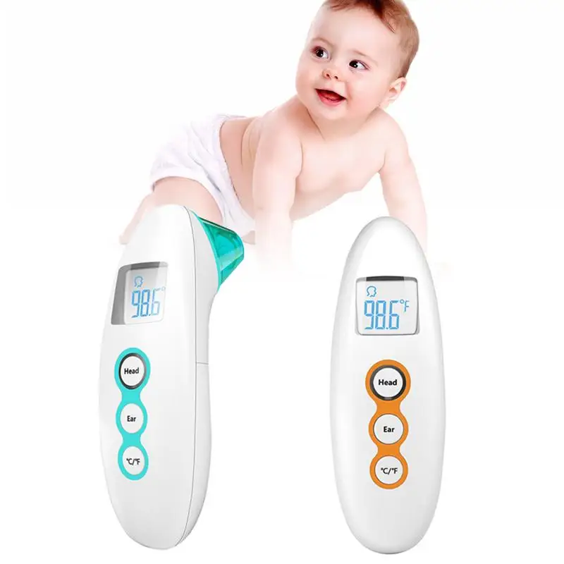 Nfrared Non-Contact Baby Thermometer Digital LCD Body Measurement New Forehead Ear Adult Body Fever IR Children Termometroometer
Nfrared Non-Contact Baby Thermometer Digital LCD Body Measurement New Forehead Ear Adult Body Fever IR Children Termometroometer
