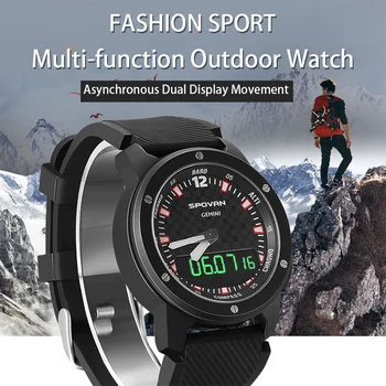 Smart Watch Men Analog Barometer Altimeter Thermometer Compass Weather Forecast Dual Time Display Smartwatch 50M Waterproof
Smart Watch Men Analog Barometer Altimeter Thermometer Compass Weather Forecast Dual Time Display Smartwatch 50M Waterproof