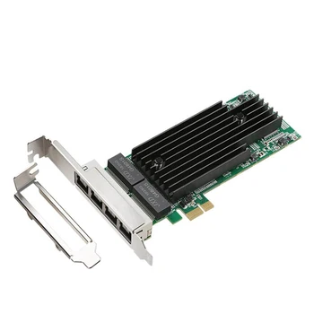 Intel 82575-T4 4 Ports 1000Mbps Gigabit Ethernet Server Adapter PCI-Express X14 RJ45 Network Card For Desktop Computer
Intel 82575-T4 4 Ports 1000Mbps Gigabit Ethernet Server Adapter PCI-Express X14 RJ45 Network Card For Desktop Computer