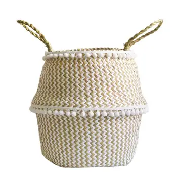 Nordic Style Plant Flower Pots Hand-Knotted Foldable Flower Pots Lacework Storage Basket Dirty Clothes Storage Basket
Nordic Style Plant Flower Pots Hand-Knotted Foldable Flower Pots Lacework Storage Basket Dirty Clothes Storage Basket