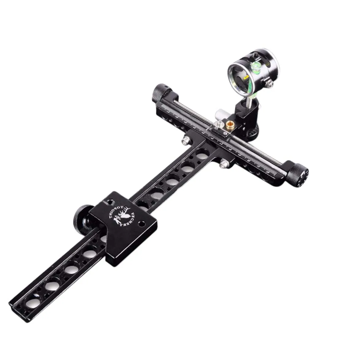 TOPOINT Long Arm Micro Adjustable Compound Bow Sight DIY Archery Equipment - Black 
TOPOINT Long Arm Micro Adjustable Compound Bow Sight DIY Archery Equipment - Black