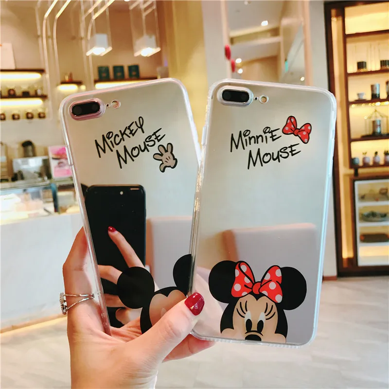 High Quality Phone Case For iPhone X XS Max XR 8 7 5 6S SE 5S 6 Plus 6SPlus 7Plus 8Plus Mickey Minnie Mirror Cover TPU Casing
High Quality Phone Case For iPhone X XS Max XR 8 7 5 6S SE 5S 6 Plus 6SPlus 7Plus 8Plus Mickey Minnie Mirror Cover TPU Casing