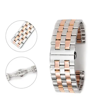 24mm 26mm Stainless Steel Watch Strap Solid Watchband Casual Unisex Replacement Bracelet Wrist Watch Accessories Rose Gold
24mm 26mm Stainless Steel Watch Strap Solid Watchband Casual Unisex Replacement Bracelet Wrist Watch Accessories Rose Gold