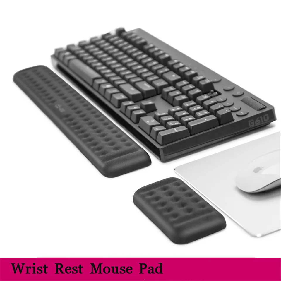 Soft Sponge Comfort Gel Wrist Rest Game Mouse Pad Ergonomic Memory Mechanical Keyboard Rubber Wrist Rest Pad for Gaming PCLaptop
Soft Sponge Comfort Gel Wrist Rest Game Mouse Pad Ergonomic Memory Mechanical Keyboard Rubber Wrist Rest Pad for Gaming PCLaptop