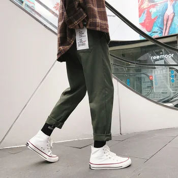 2018 Autumn And Winter Youth Men's Casual Loose Korean Version Of Straight Solid Color Pocket Patch Overalls
2018 Autumn And Winter Youth Men's Casual Loose Korean Version Of Straight Solid Color Pocket Patch Overalls