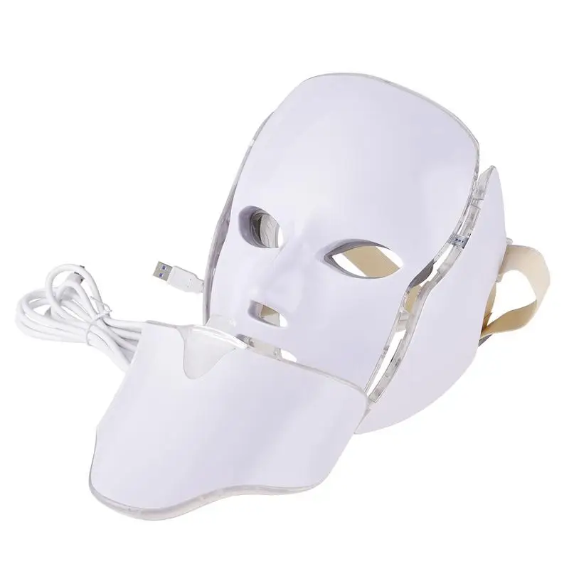 7 Colors LED Light Mask Beauty Instrument Facial Mask Photorejuvenation Spectrum Beauty Instrument With Neck Mask Set For Daily
7 Colors LED Light Mask Beauty Instrument Facial Mask Photorejuvenation Spectrum Beauty Instrument With Neck Mask Set For Daily