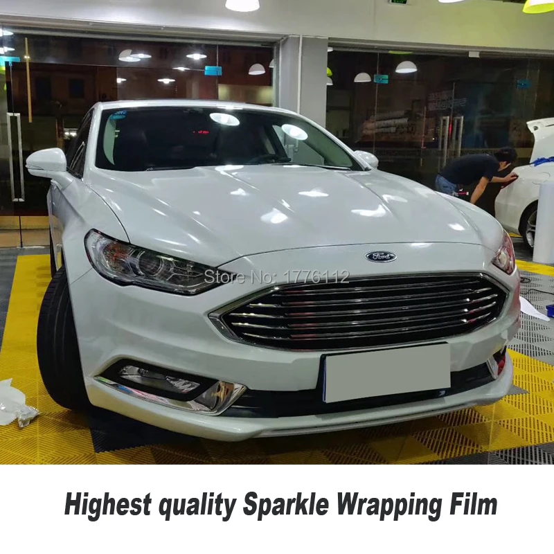 Highest quality sparkle white wrapping film Car Wrap With Air release sparkle vinyl wrap with Vehicle best glue
Highest quality sparkle white wrapping film Car Wrap With Air release sparkle vinyl wrap with Vehicle best glue
