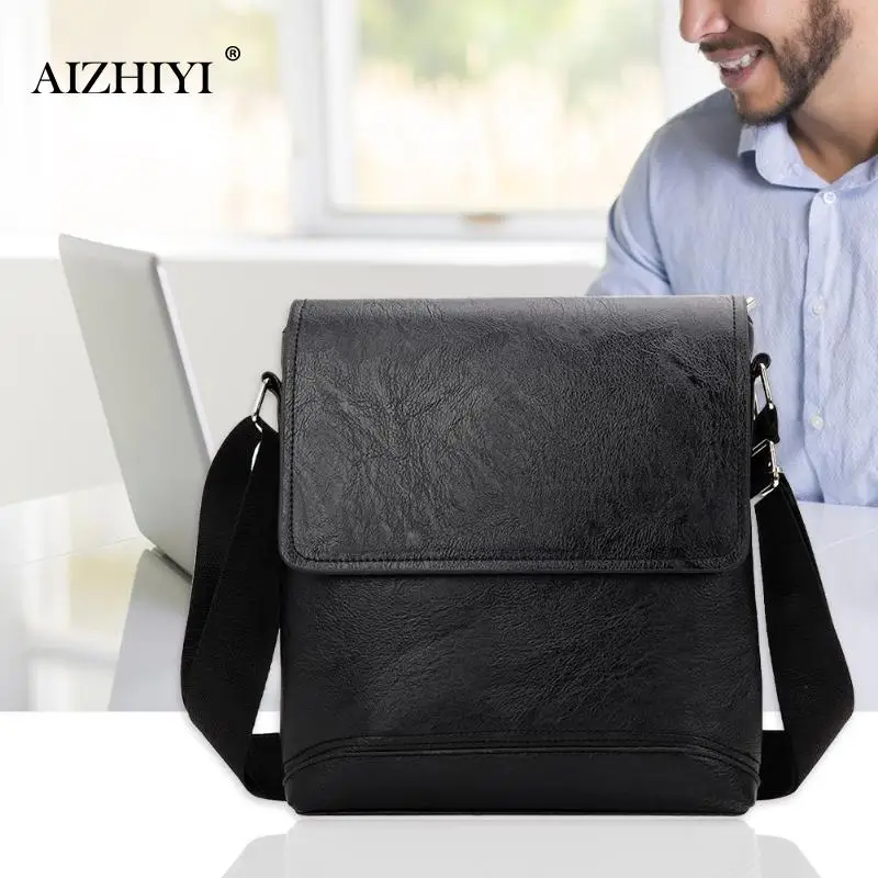 Vintage Messenger Bag Men's PU Leather Shoulder bag Male Travel Casual Business Small Flap man Crossbody Bags for Men
Vintage Messenger Bag Men's PU Leather Shoulder bag Male Travel Casual Business Small Flap man Crossbody Bags for Men