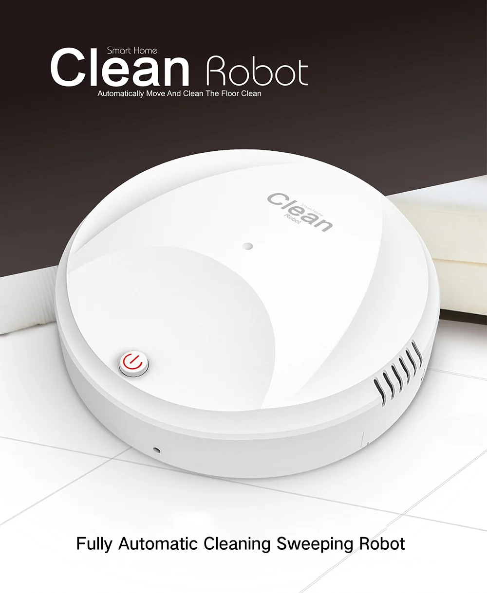 360 Degree Slim Vacuum Cleaner USB Rechargeable Auto Intelligent Home Sweeper Induction Sweeping Machine Robot Vacuum Cleaner
360 Degree Slim Vacuum Cleaner USB Rechargeable Auto Intelligent Home Sweeper Induction Sweeping Machine Robot Vacuum Cleaner