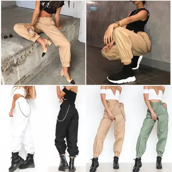 Hirigin Harajuku Khaki Pencil Pants 2018 Newest Women Cargo Trousers Casual Hip Hop Dance Pants Combat Camo Hiking Streetwear
Hirigin Harajuku Khaki Pencil Pants 2018 Newest Women Cargo Trousers Casual Hip Hop Dance Pants Combat Camo Hiking Streetwear