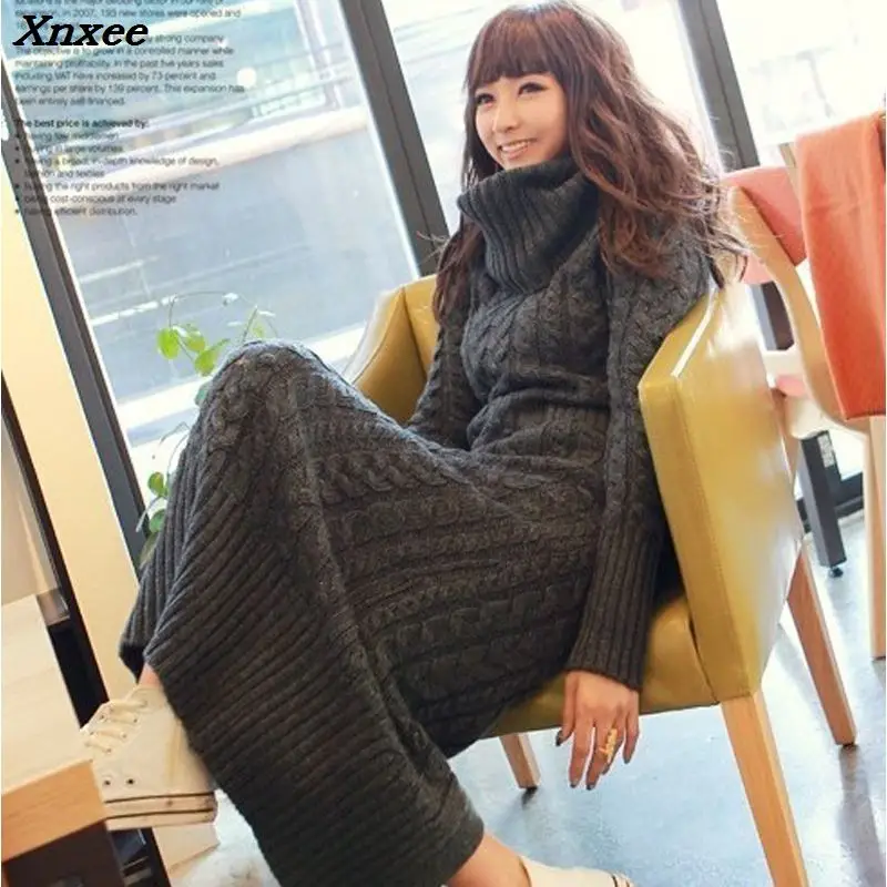 Korean winter long sleeved Turtleneck Shirt skirt dress winter knitted dresses long paragraph sweater dress Xnxee
Korean winter long sleeved Turtleneck Shirt skirt dress winter knitted dresses long paragraph sweater dress Xnxee