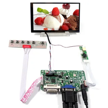 DVI VGA LCD Controller Board 1024x600 Resolution Backlight WLED LTD056ET3A 5.6inch LCD Screen
DVI VGA LCD Controller Board 1024x600 Resolution Backlight WLED LTD056ET3A 5.6inch LCD Screen