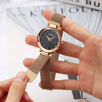 Milan Star Watch Female Magnetite Absorbent Quartz Watch Mesh Red Tremble Watches of the Same Type
Milan Star Watch Female Magnetite Absorbent Quartz Watch Mesh Red Tremble Watches of the Same Type