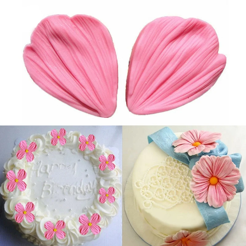 New Cake Flower Petals Mold Tools Cookie Moulds Chocolate Silicone Pink Cute Chrysanthemum Fondant Decorating Molds 1Pair
New Cake Flower Petals Mold Tools Cookie Moulds Chocolate Silicone Pink Cute Chrysanthemum Fondant Decorating Molds 1Pair
