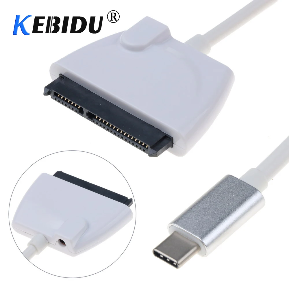 kebidu 22pin 10Gbps Type C USB 3.1 to SATA III HDD SSD Adapter Cable For 2.5 Inch SATA Drive Support USAP 7+15 Pin
kebidu 22pin 10Gbps Type C USB 3.1 to SATA III HDD SSD Adapter Cable For 2.5 Inch SATA Drive Support USAP 7+15 Pin