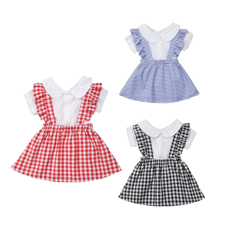 2PCS Kids Baby Girl Striped Summer Clothes Set Toddler Girls Cotton Blouse Vest T-shirt Tops+Strap Tutu Dress Skirts Outfits Set
2PCS Kids Baby Girl Striped Summer Clothes Set Toddler Girls Cotton Blouse Vest T-shirt Tops+Strap Tutu Dress Skirts Outfits Set