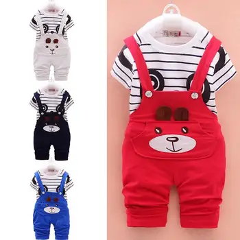 Cotton Striped Panda Bib Pants Sleeve Children's Sports Suit Baby Boy Clothes Newborn Clothes
Cotton Striped Panda Bib Pants Sleeve Children's Sports Suit Baby Boy Clothes Newborn Clothes