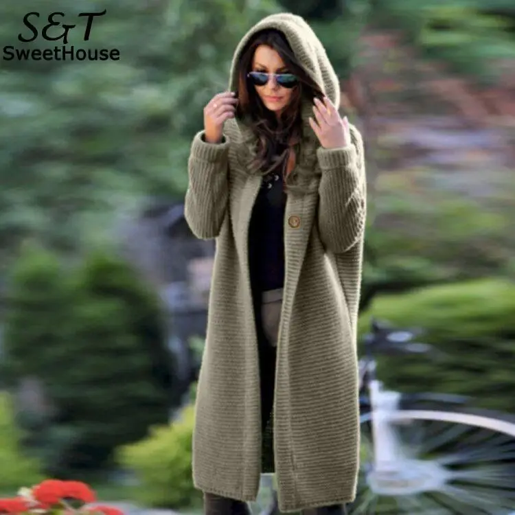 FANALA Winter Coat 2018 Wool Coat Women abrigos mujer invierno Hooded Long coat women Hot Selling Loose Knitted Coat Woman
FANALA Winter Coat 2018 Wool Coat Women abrigos mujer invierno Hooded Long coat women Hot Selling Loose Knitted Coat Woman